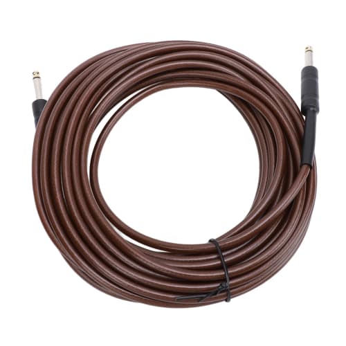 Guitar Cable, Flexible Coaxial Instrument Cord with Noise Reduction for Bass Amplifier Keyboard Music Studio (10m / 32.8ft)