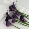 Mini PU Calla Lily Artificial Bouquet for Weddings, Home Decor, Photography, and Landscaping.