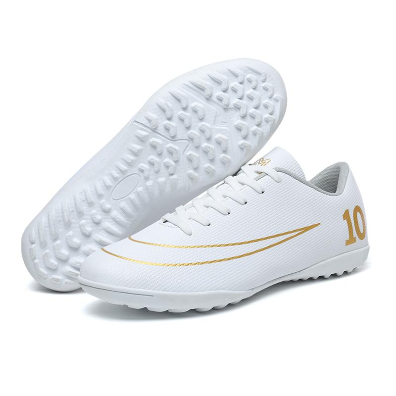 Mens Soccer Shoes Outdoor Training Ultralight TF/FG Professional Soccer Sneakers Anti Slip Field Training Futsal Football Boots