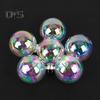 30 buc. Ornamente cu bile iridescente Mingi transparente de Crăciun Mingi din plastic agățate cu bule pentru petrecerea în copac Decor interior/exterior
