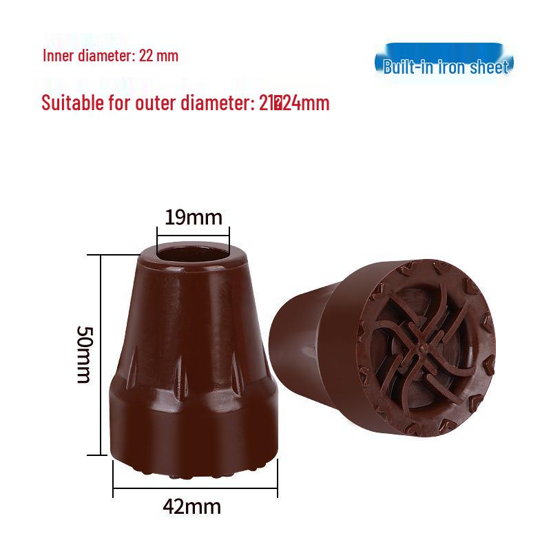 Non-slip Wear-resistant Quad Cane Rubber Feet Covers