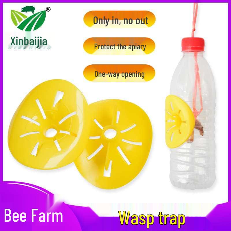 Wasp Trap Tool: Plastic Collector for Catching Wasps and Hornets, Protects Honeybees at Bee Farms