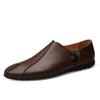 Men's loafers Korean version men's shoes cowhide driving Doudou shoes foreign trade large size leather shoes men's foot lazy shoes
