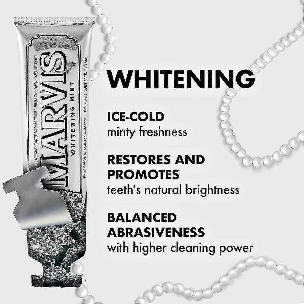 Mint Toothpaste 85ml,Gentle Teeth Whitening,Plaque Removal,Fresh Breath,Enamel Care 2025