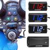 New 1PC Car Audio Gauge LED Display 12V Meter Waterproof Voltage Gauge Meter DC 12-60V Car Digital Voltmeter