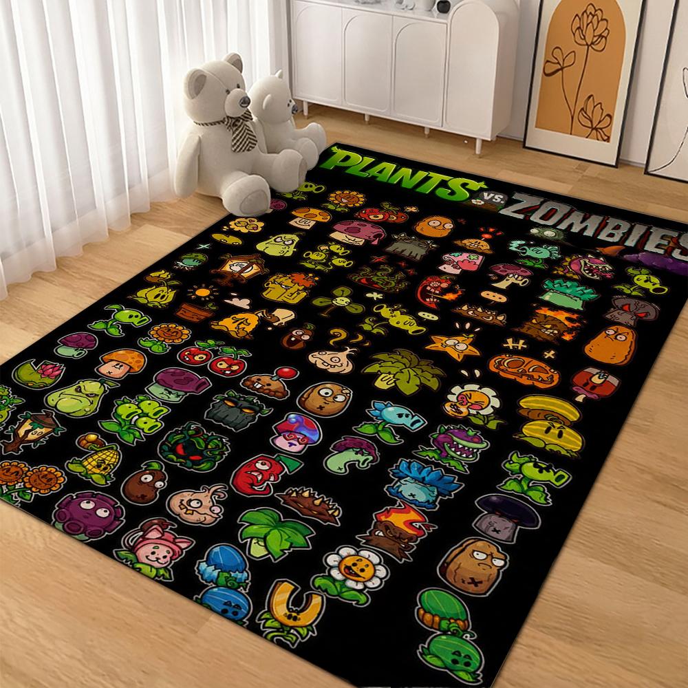 Plants Vs Zombies Carpet Living Room And Bedroom Mats Floor Mats Doormat Office Chair Cushion Room