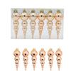 6pcs Painted Christmas Gourd String Pendant Reusable Xmas Tree Ornaments  Wedding Party