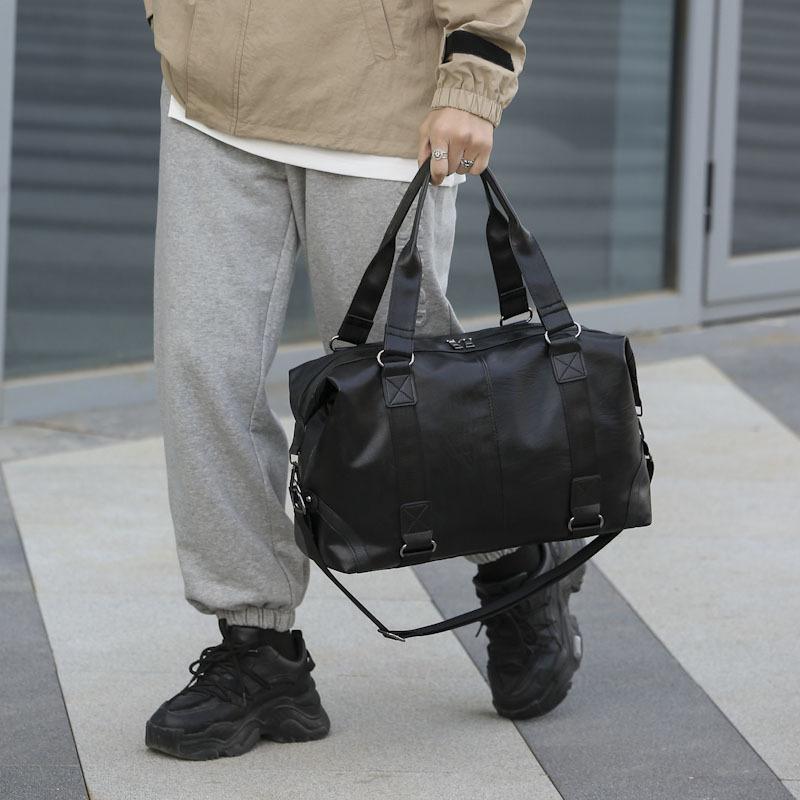 Ανδρική τσάντα ταξιδιού και γυμναστικής μεγάλης χωρητικότητας, ανθεκτική στη φθορά