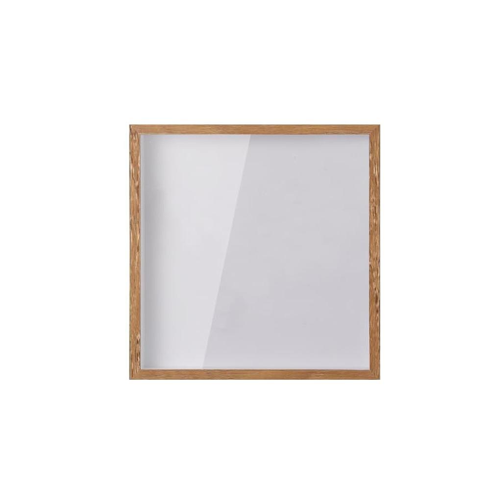 Square Adventure Archive Box Wooden Ticket Shadow Box Multifunctional Picture Frame  Concert Stubs 15*15cm