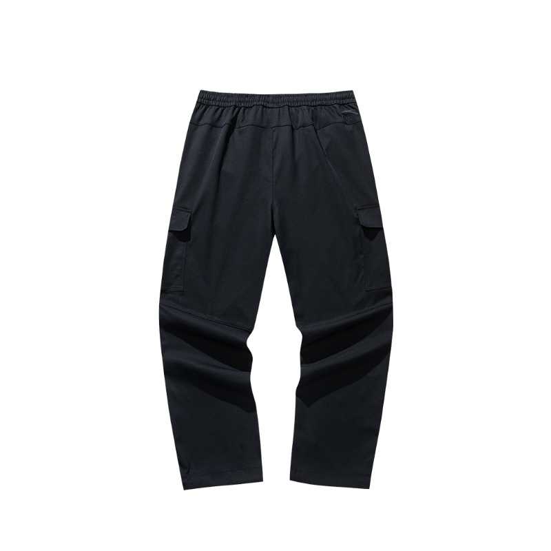 Anta Lifestyle Series Fitted Straight Leg Elastic Knit Sports Pants Men bottoms 152518503-2