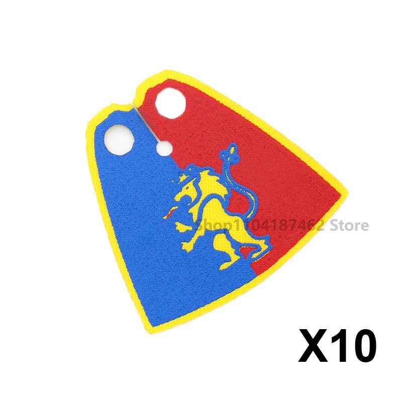 Medieval Roman Knight Legion Building Block Castle Green Dragon Forest Wolf War Horse Dragon Lion Shield Armor Cloak Brick Toys