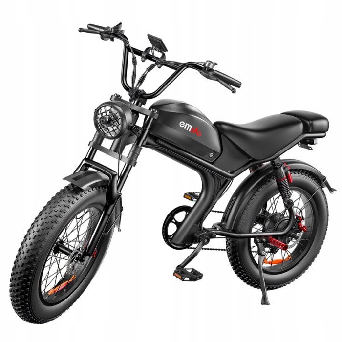 EMOKO C93 Electric Mountain Bike – 1000W Motor – Removable 48V 20Ah Battery (80km) – SHIMANO 7 Speeds – 20x4.0 Tires