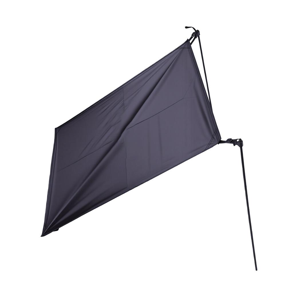 Sedia da Spiaggia Parasole Regolabile Pieghevole Portatile Sedia da Campeggio Tenda da Sole per Campeggio Pesca Picnic a Bordo Piscina Nero