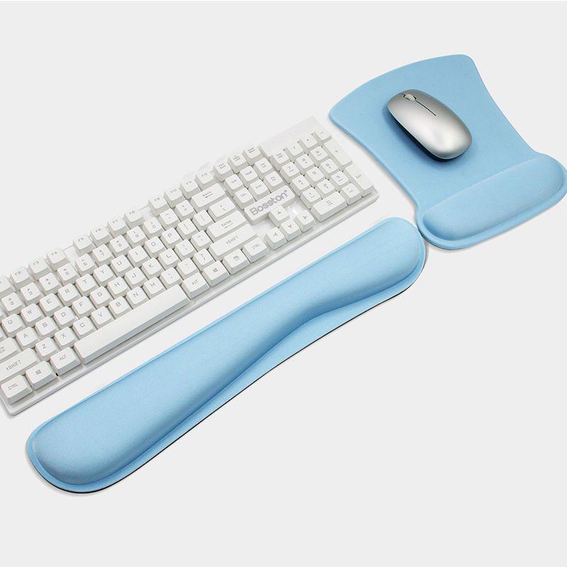 Silicone Wrist Protector & Keyboard Support Set: Mouse & Keyboard Pads for Men & Women