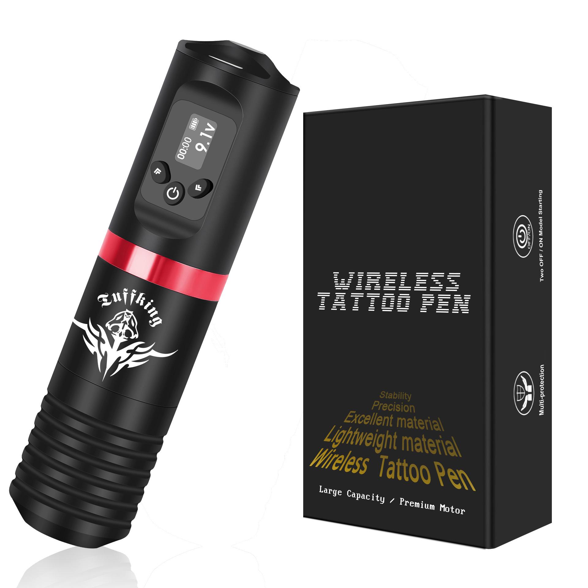 

Tuffking Digital Display Wireless Tattoo Machine Pen - New Model
