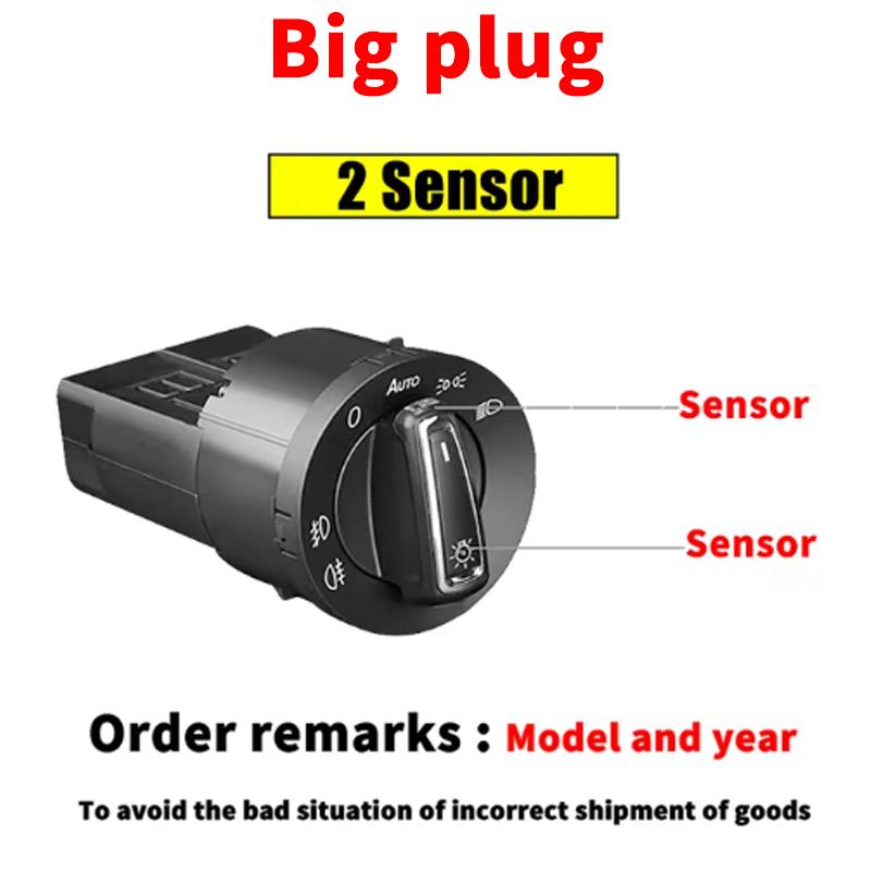 For Volkswagen VW Polo MK4 6Q 9N 9N3 Vivo 2002~2009 2005 Headlight Automatic Switch Car Accessories Interior Upgrade Modificati