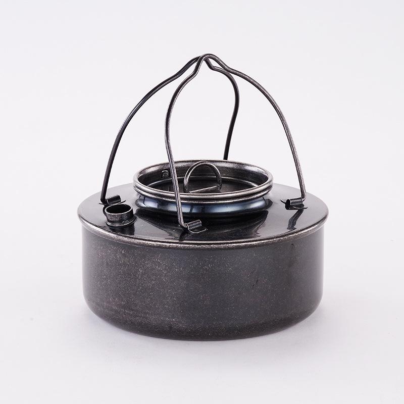 Food Grade Stainless Steel Camping Kettle  Portable Outdoor Camping Boiling Kettle for Picnic Boiling Water To Make Tea Kettle