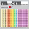 Mixed Color Round Dot Sticker Labels - Available in 10, 16, and 20 Vibrant Colors