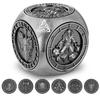 Spinner Dice for Dungeon and Dragon 3D Relief Polyhedral DND RPG Role Playing Gaming