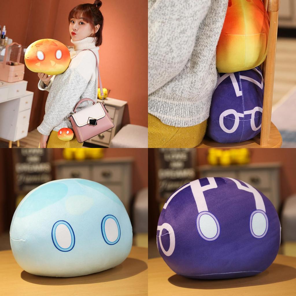 Genshin Impact Slime Theme Adorable Plush Dolls Perfect Kids Gift Cartoon Pillow