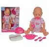 Simba New Baby Born Bobas Doll with Accessories Rubber