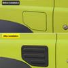 Car Fuel Filler Tank Cover Oil Fuel Tank Cap Cover Decoration Stickers For Suzuki Jimny JB64 JB74 2018