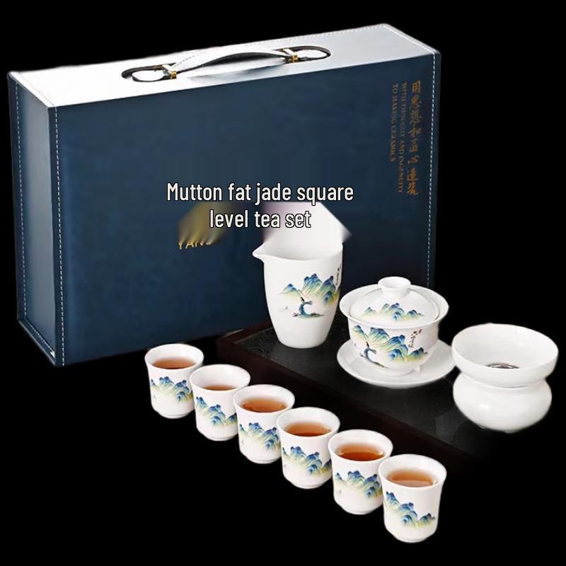 

FuboLai Gold-Painted Porcelain Tea Set