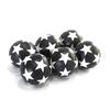 6pcs 32mm Table Soccer Foosball Fussball Football Machine Accessories Replacements Black and White Ball Kids Indoor Game
