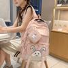 Mochila Estilo Campus Estudiante Mochila Escolar Gran Capacidad Conejo Lindo ins Mochila de Nicho Japonesa Alto Valor Mochila Dulce