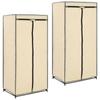 Day and Night - Day and Night Wardrobes 2 Units Cream Color 75x50x160 Cm