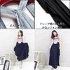 Denim Overalls Light for Commuting and Casual Frill Relaxed Fit Asymmetric Cotton Sleeveless [JINJUDUO] Women's Dress, Blue, Wear, Design, Stretch,