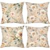 Floral Patterned Cushion Covers for Sofa Decor Polyester pillowcase, sofa decorative cushion cov Headboard Pillow