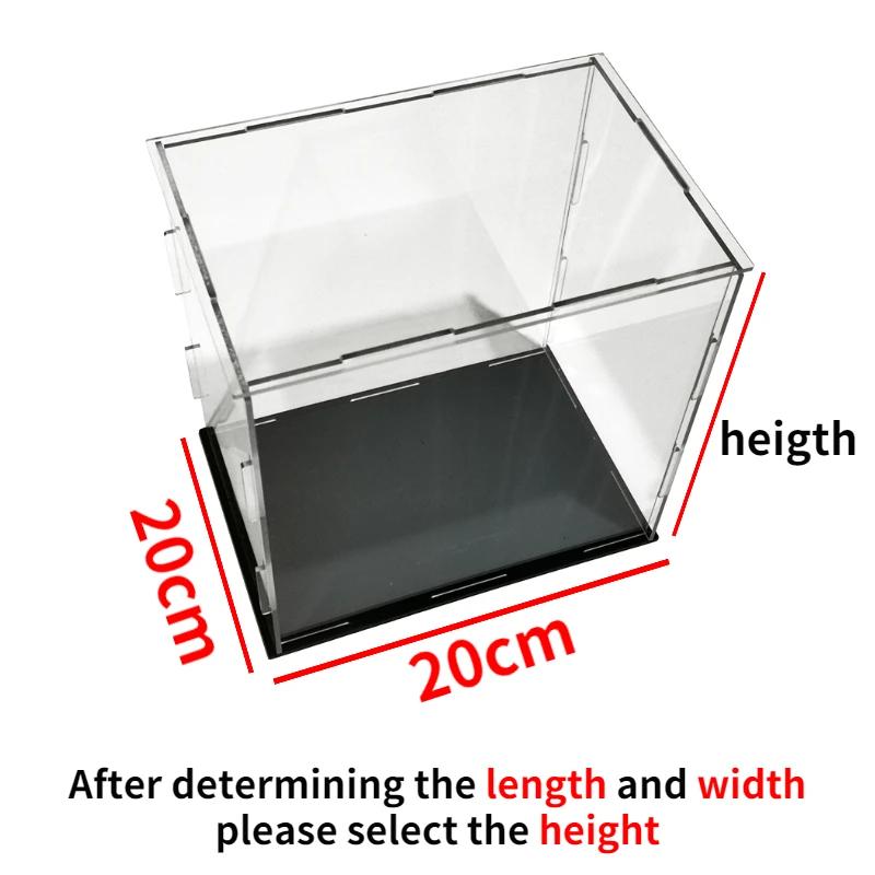 Assembled Acrylic Display Cabinets for Collectibles,Clear Acrylic Box Organizer for Protect Action Figures,Model,Dolls,Toys