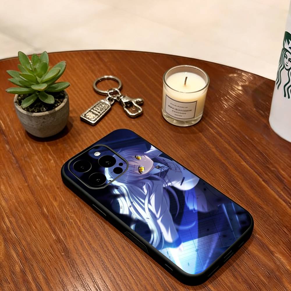 

Angel Beats Phone Case For iPhone 17, 16,15,14,13,12,11 Plus,Pro Max, Others Soft Silicone Black Cover iPhone14Pro