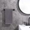 Punch-Free Single-Pole White Towel Rack Bathroom Pendant Toilet Towel Holder Silver Black Gold Dual-Use Models Available