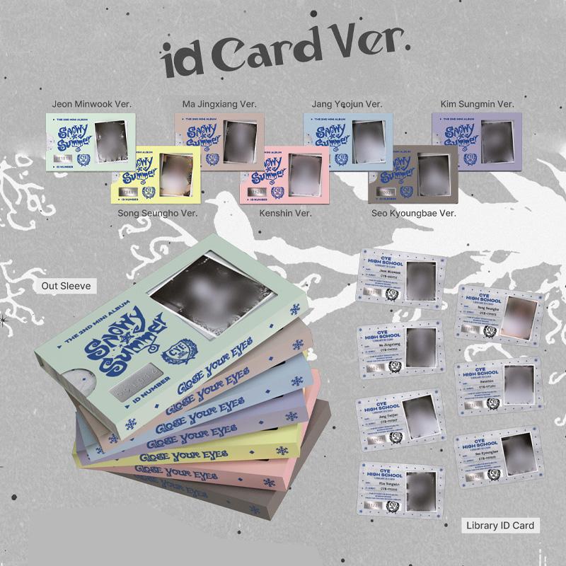 CLOSE YOUR EYES 2nd Mini Album [Snowy Summer] (ID Card Ver. / POCAALBUM)