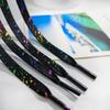 Sevencolor Laser Feng Splatter Lin Ink Shoelaces With Hot Silver Paisley For Af1 Customization