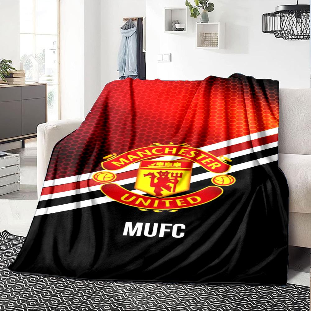 Manchester Blanket Comfortable Perfect for Chair Bed Bedding for All Seasons Modern Suitable for Gifting Relatives and Friends