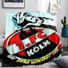 1 szt. Koc Flanelowy z Nadrukiem FC KÖLN, Wysokiej Jakości, Komfortowy na Wszystkie Pory Roku, Wystrój Domu, Ciepło i Komfort, Idealny na Prezenty Świąteczne51