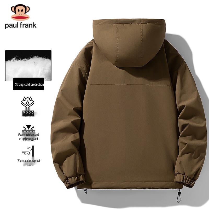 Paul Frank Outdoor Windproof Fleece-Lined Hooded Jacket