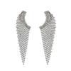 Stonefnas Long Tassel Ear Clip Earrings No Piercing for Women Girls 2022 Ear Cff Unusual 2022 Trend New Women's Jewelry Luxury