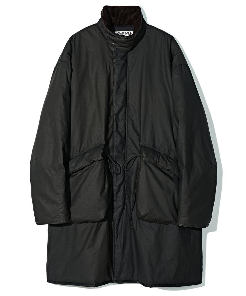 Partimento Coated Explorer Padded Coat Black