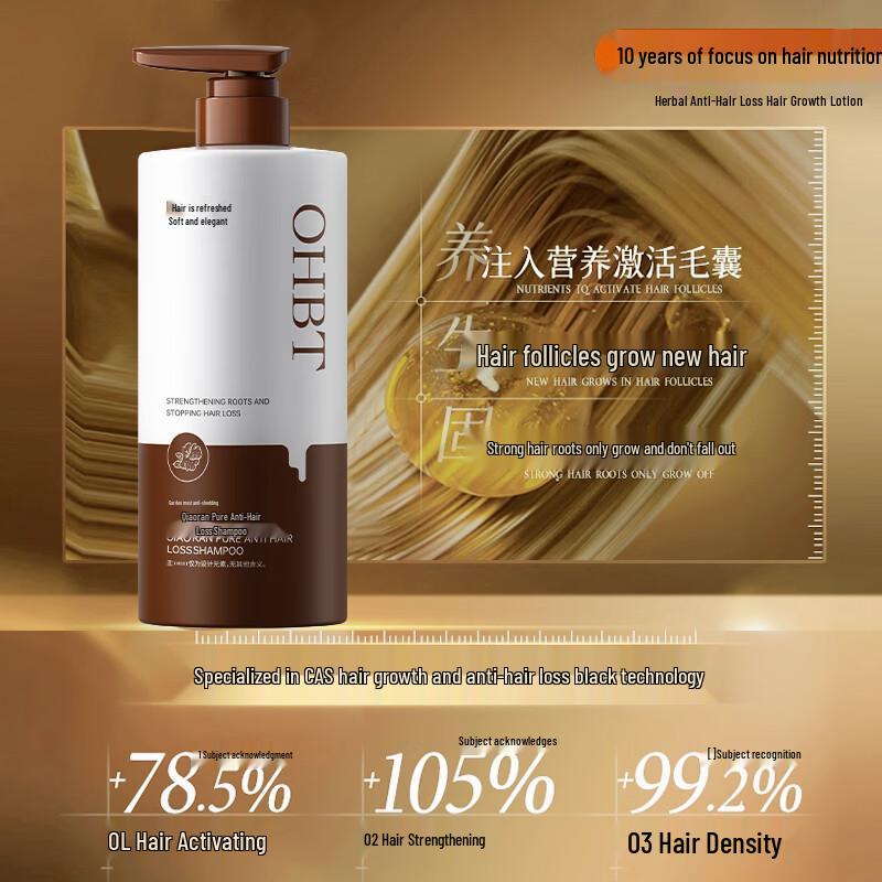 OHBT Anti-Hair Loss Ginger Shampoo