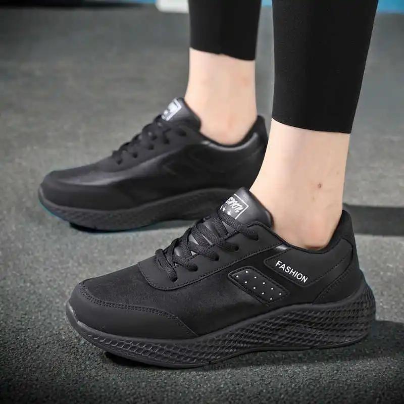 Demi-season Synthetic Leather Home Boots Women Sneakers Boots Women's Shoes Ankle Boots Sports Clearance Beskets Pretty