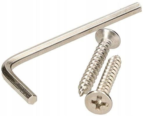 Fixed INOX Knob, Oval, Bent