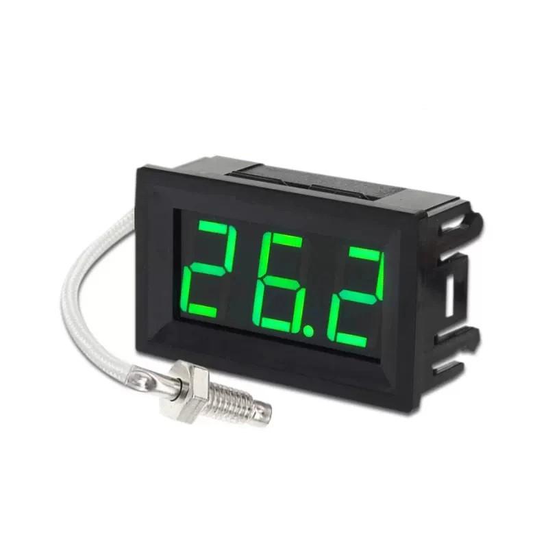Industrial High Temperature K-Type Stlxy M6 Thermocouple Thermometer 12V Digital Meter Tester -30~800 Degree Thermograph