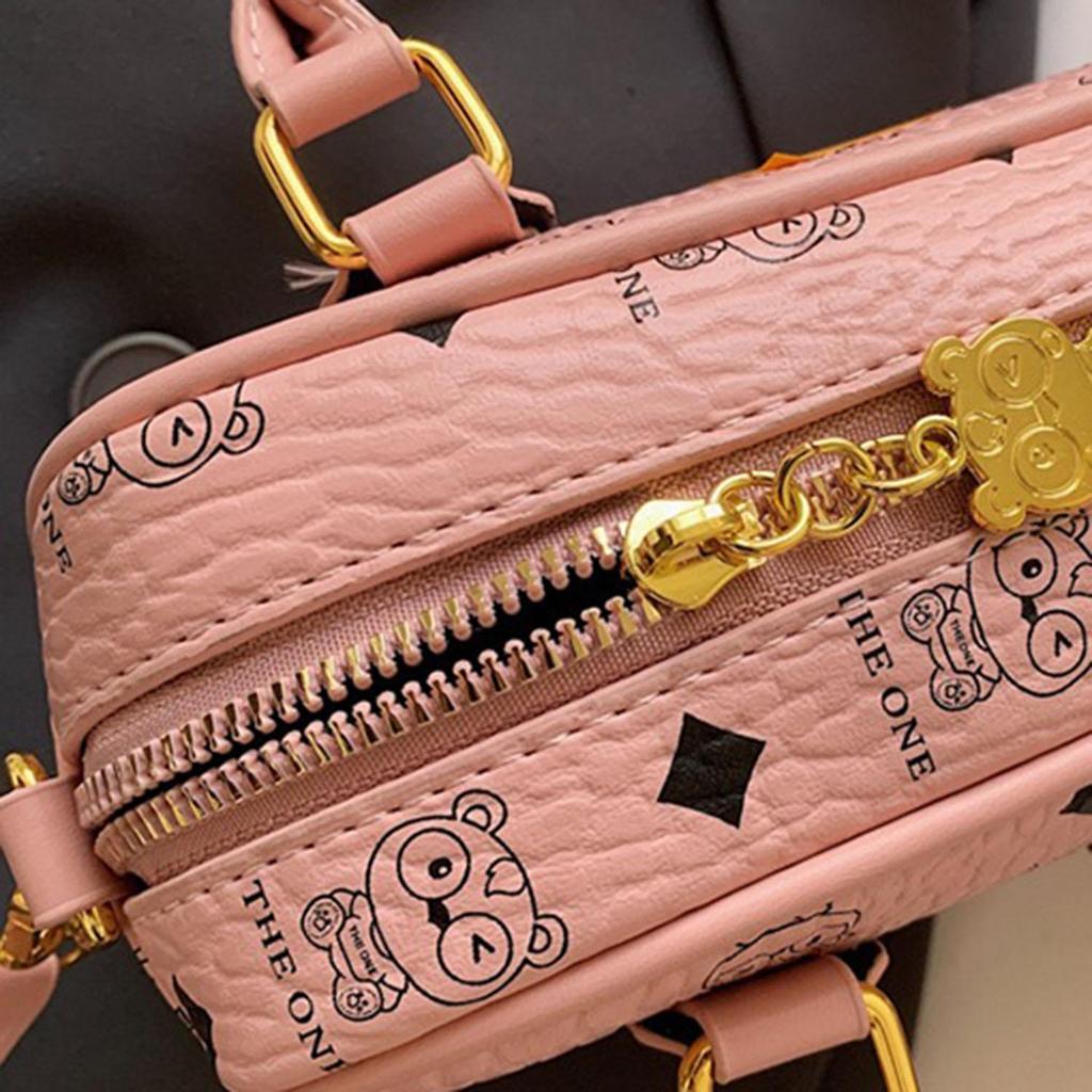 Women's mini small square bag fashionable and versatile retro printed handbag single shoulder crossbody small square bag