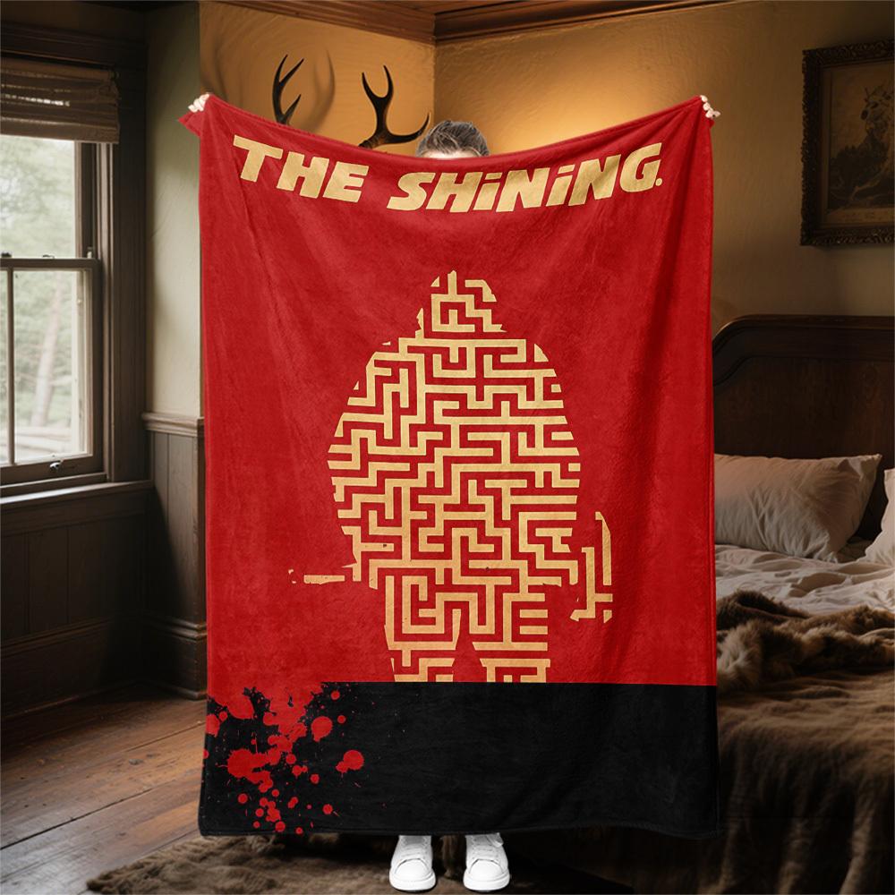 1PC THE SHINING. Outdoor Flannel Blanket Soft Plush Decor for Picnics, camping,Bedroom, Playroom, Office1235A