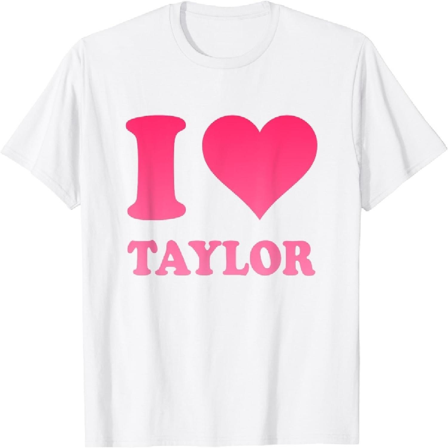 RePaLY Gradient Pink I Love Taylor T-Shirt XXXXXL белый