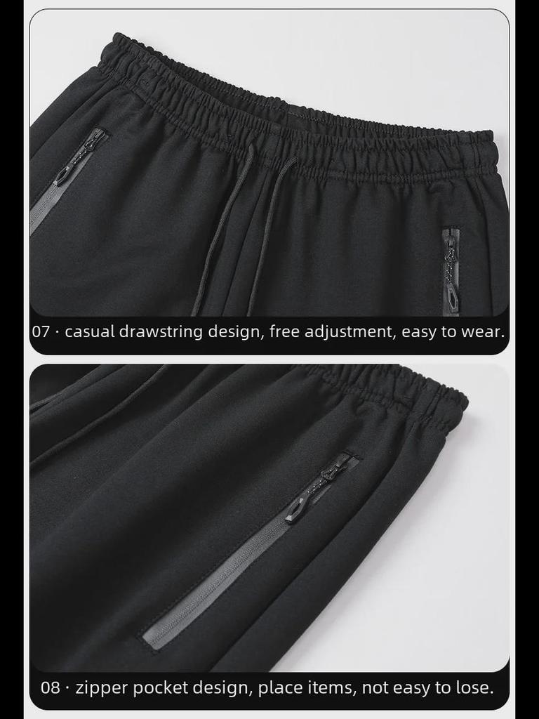 2023 Autumn Men's Casual Loose Fit Sports Sweatshirt Set - Fashionable Round Neck for Middle-Aged and Young Adults